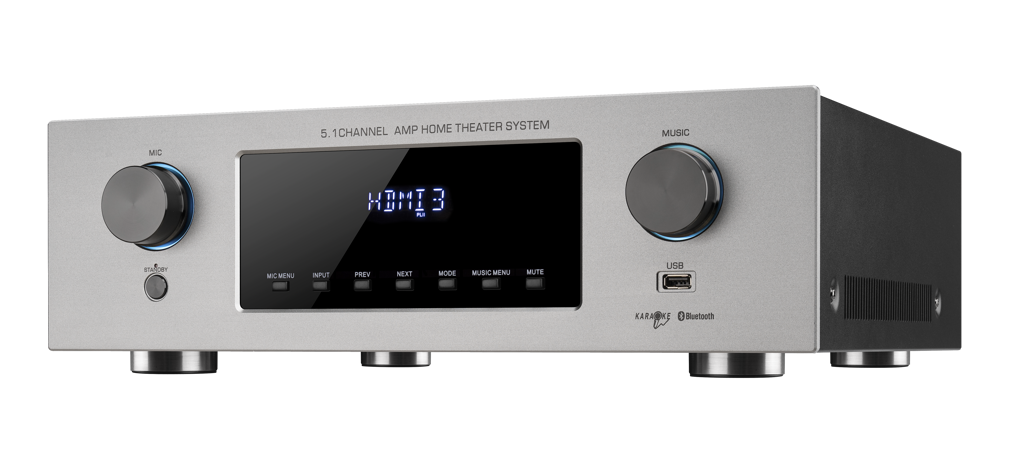 AVK5300 影K二合一 功放（5.1家庭影院 + 卡拉OK功放 ）