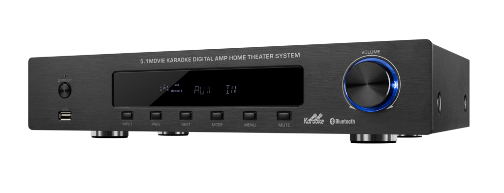 AVK5100 影K 二合一功放（5.1家庭影院+卡拉OK功放 ）